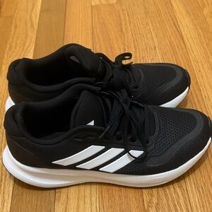 Women’s Adidas Black and White Running Shoes